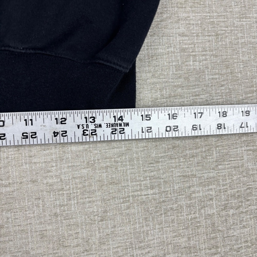 Nike Womens Sportswear Cropped Chevron Colorblock Sweatshirt Black White Medium - Picture 8 of 9